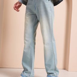 Mast & Harbour Men Bootcut Heavy Fade Jeans-image-41