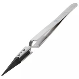 IDEAL-TEK Tweezer, Carbofib, ReplACeable Tips, 5XCFR.SA-3