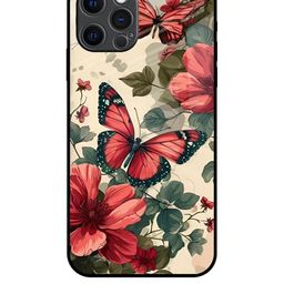 QRIOH Floral Printed iPhone 12 Pro Max Back Case Mobile Accessories-image-34