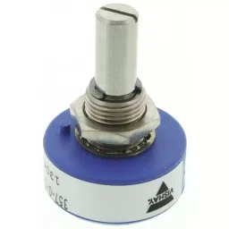 Vishay Panel Mount Rotary Potentiometer 1 W Power 20 kΩ Resistance Turret Terminal, 357B0203MAB251S22-18