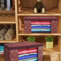 Kuber Industries Maroon Set of 6 Regular Drawer Organiser Organisers image 2
