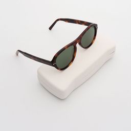 PELLE LUXUR Women Oval Sunglasses with UV Protected Lens PL25GS416-image-50