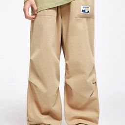 LULU & SKY Kids-Unisex Straight Fit High-Rise Trousers-image-24