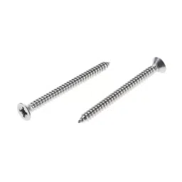 RS PRO Plain A2 304 SS 2 inch Countersunk Head Self Tapping Screws, 7976169 (Pack of 100 pcs)-11