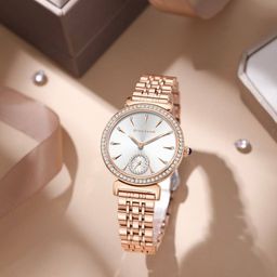 GIORDANO Women Embellished Dial & Bracelet Style Analogue Watch GZ-60090-22-picture-17