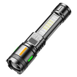 OTOOBEST M036 Rechargeable Tactical Flashlight with Type-C | Ultra-Bright 10,000 Lumens LED Torch, Long-Range Beam, Waterproof for Outdoor Trekking & Emergency Use (M036) image 1