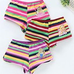 Red Rose Panties Barbie Print Pack of 3 - (Color May Vary)-image-62