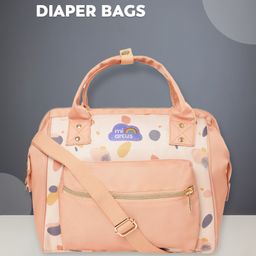 MiArcus Diaper Bag Stone Print - Peach-26