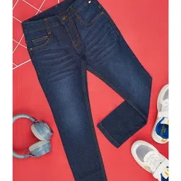 Pantaloons Junior Mild Washed Jeans - Navy Blue-picture-15