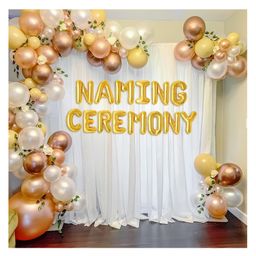 Bubble Trouble Naming Ceremony Decorations Kit Baby Name Revealing Decoration Items Baby Naming Ceremony Decoration Items For Girl Boy Kids Naming Ceremony Backdrop Namkaran Ceremony Decoration 64 Pc-picture-14