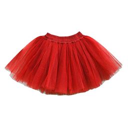 Tilism Woven Solid Tutu Skirt - Red-image-24
