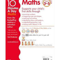 penguin random house 10 Minutes a Day Maths Ages 3-5 Reading & Learning Books By Carol Vorderman - English image 2