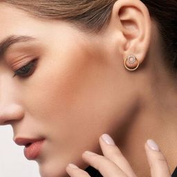 EmoriRound in Round Lab Grown Diamond Earrings-image-9
