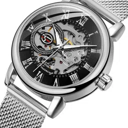 FORSINING Women Dial & Stainless Steel Straps Analogue Watch FSL8099M3S1 image 2