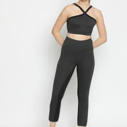 Wearjukebox V-Neck Bra With Leggings  Co-Ords-48