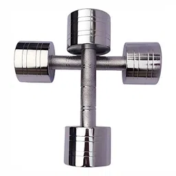 HackerX Set Of 2 Fixed Weight Dumbbell - 5Kg Each image 1