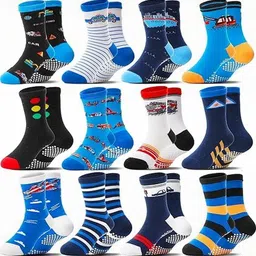 Teri Beri Kids-Unisex Wool Blend Socks-image-47