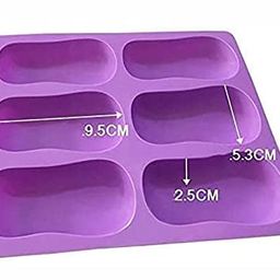 REDSKY Silicone Soap Moulds for Soap Making, Round & Rectangle Soap Mould Silicon Soap Moulds for Soap Making (Random Colour - Pack of 1) image 3