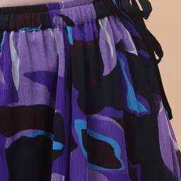 Hive91 Abstract Printed A-Line Maxi Skirt image 4