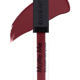 Color Art Matte Me Waterproof Liquid Lipstick - 6 ml - Light Maroon-image-61
