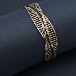 Opal Touch Set Of 2 Silver-Plated Bangles-38