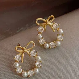 SUBHAGALANKAR Circular Studs Earrings-29