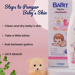 Babit Set Of 2 Baby Body Lotion- 100 ml Each image 2