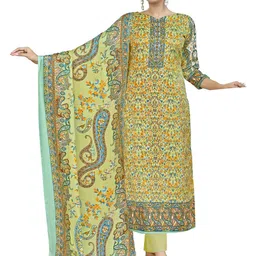 DRAVINAM Trends Floral Printed Unstitched Dress Material-image-17
