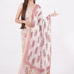 Kwatchi Floral Printed Pure Cotton Unstitched Dress Material-image-76