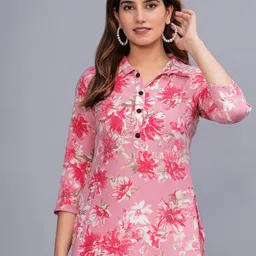 OKD Empires Floral Print Shirt Style Top-30