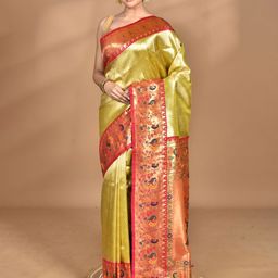 Morchari Women Desgin Banarasi Saree-image-1