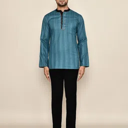 Arihant Rai Sinha Men Ethnic Motifs Printed Thread Work Kurta-image-26