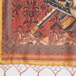 Kaizen TEXO FAB Digital Printed Semi-Stitched Lehenga & Unstitched Blouse With Dupatta image 4