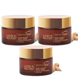 Lotus Professional Set Of 3 DermoSpa Brazilian Age Defying Night Cream-50g Each-40