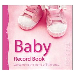 Baby Record Book It's A Girl - English-17