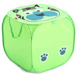Babyhug Animal Printed Laundry Basket - Green-image-35