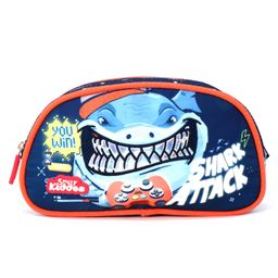 Smily Kiddos Sea Shark Double Compartment Pencil Pouch - Multicolor-23