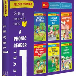All Set to Read Phonic Reader Level 1 Books Pack of 6 - English-17