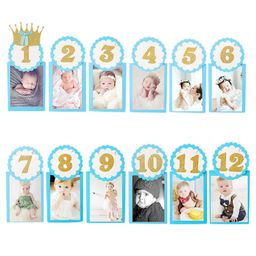 Party Propz Photo Banner with 12 Cards Blue - 213 cm-picture-13