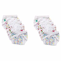 Chirsh Hoseiry Cotton Cloth Nappies Pack of 12 - Multicolour-28