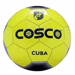 Cosco Cuba Foot Ball Size 5 - Yellow Black-3