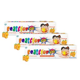 Pediflor Kidz Anticavity Fluoride Natural Orange Flavor Toothpaste Vegan Friendly - 70 g (Pack of 3)-image-92
