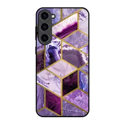 QRIOH Geometric Printed Silicone Samsung Galaxy S23 Plus 5G Back Case-picture-23