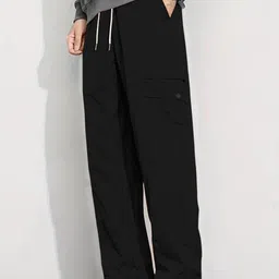 VOGAAN Men Relaxed Fit Cargos Trousers-image-44