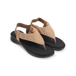Lazera Embellished Kitten Sandals with Laser Cuts-10