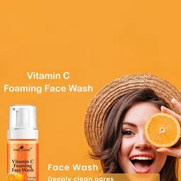 Park Daniel Set of 2 Vitamin C Foaming Face Wash - 150 ml With Mix Fruit Facial Scrub image 4