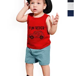 KidBee Kids Pack Of 4 Cotton Innerwear Vests-picture-37