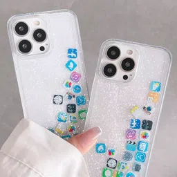 CASE CREATION Cartoon Characters Printed iPhone 15 Back Case Mobile Accessories-50