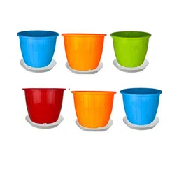8 Inch Duro Pot for Plants with Saucer Tray-image-53