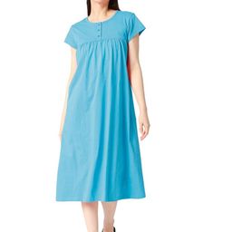 zebu Round Neck Half Sleeve pure cotton nightdress-image-84